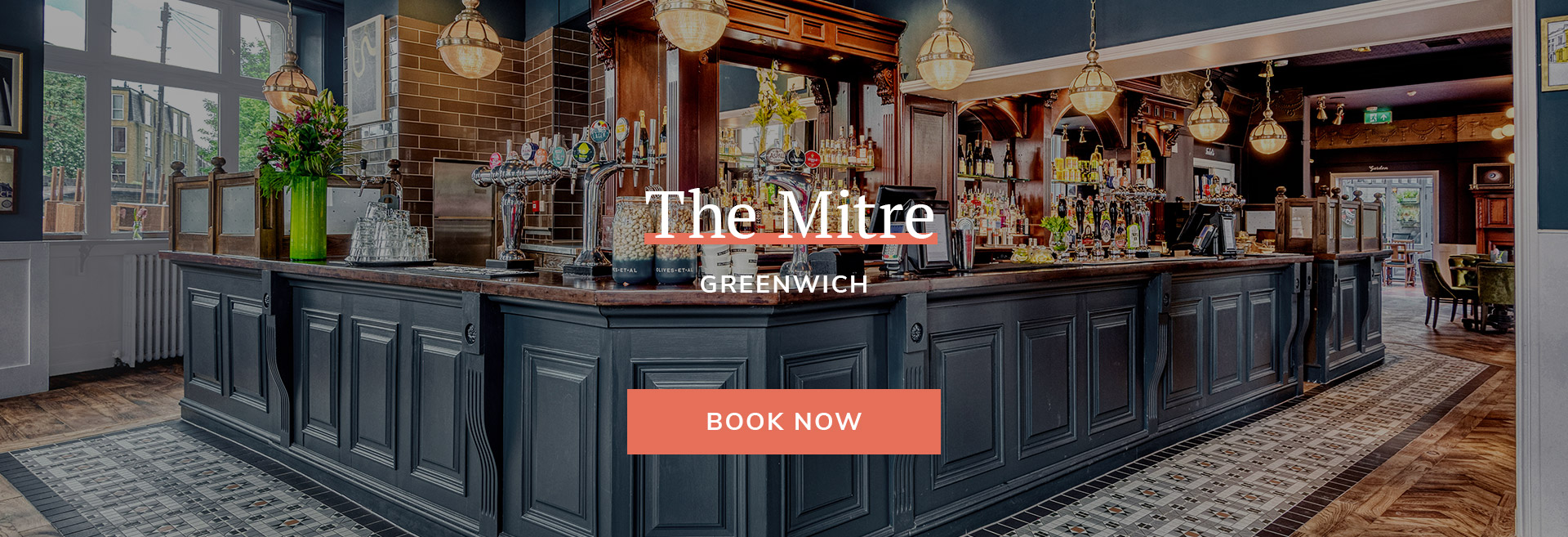 Come down to your local pub at The Mitre in London