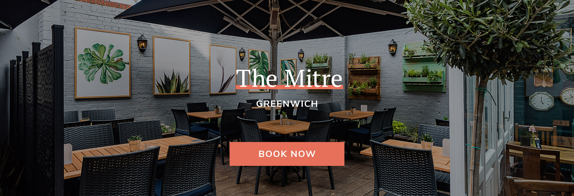 Join us at The Mitre in London for delicious pub food